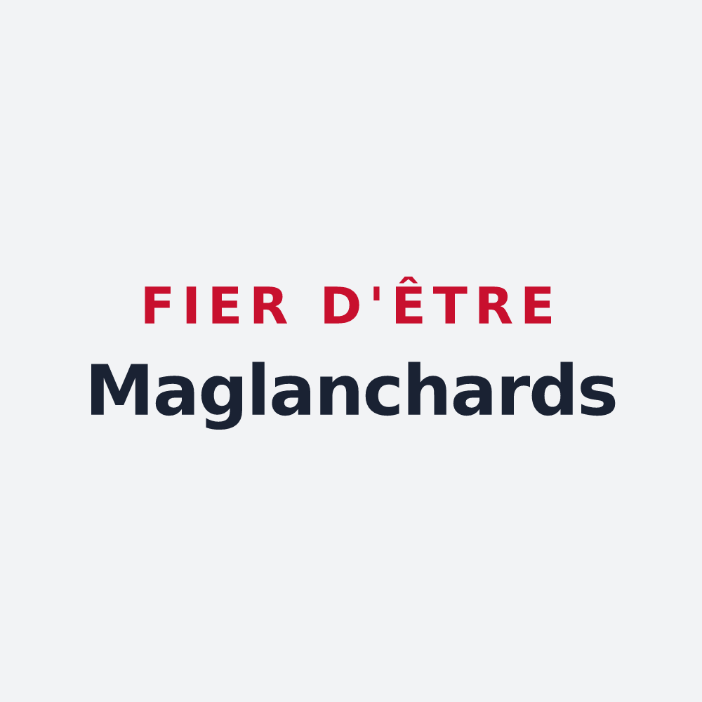 Poster « Fier d'être Maglanchards » — design pour Magland