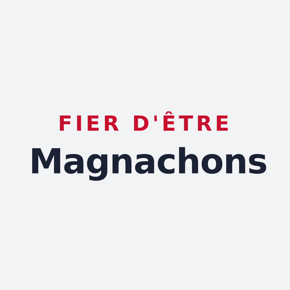 Poster « Fier d'être Magnachons » — design pour Magnac-Laval