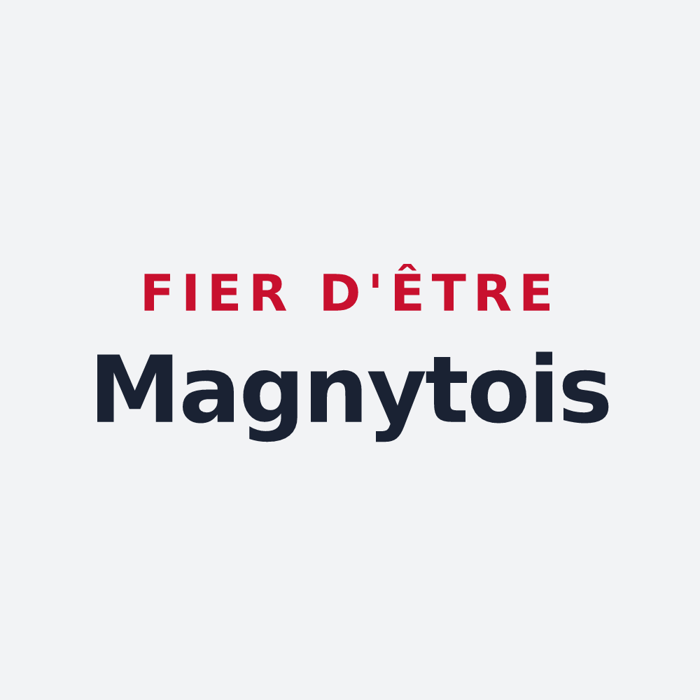 Poster « Fier d'être Magnytois » — design pour Magny-en-Vexin