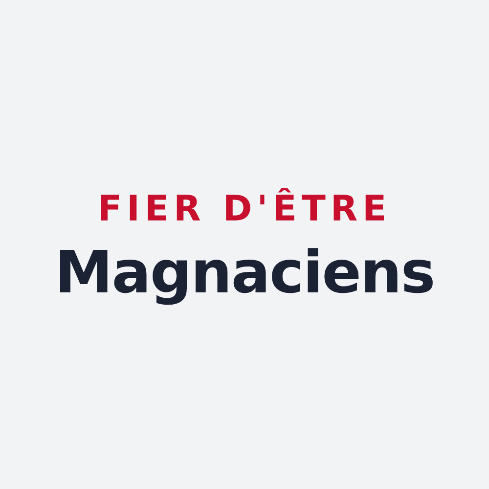 Poster « Fier d'être Magnaciens » — design pour Magny-le-Désert