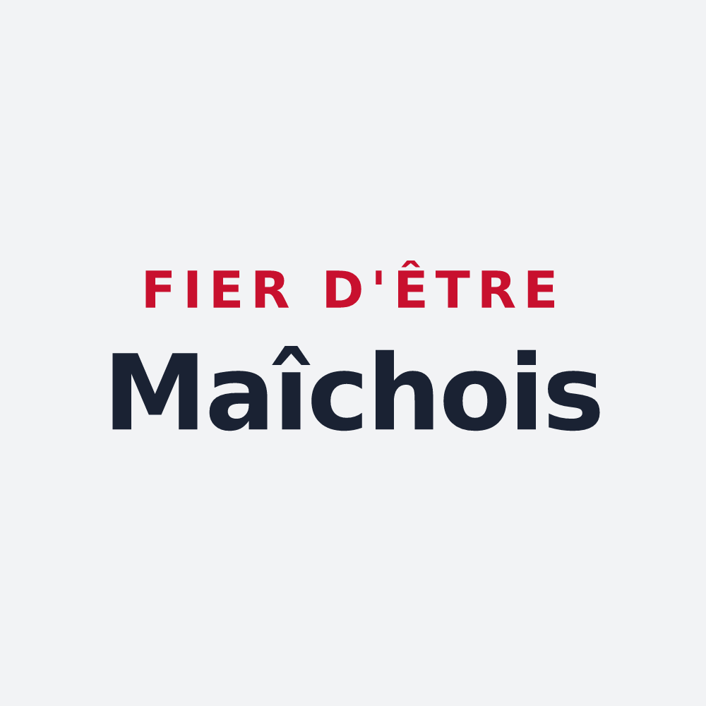 Poster « Fier d'être Maîchois » — design pour Maîche