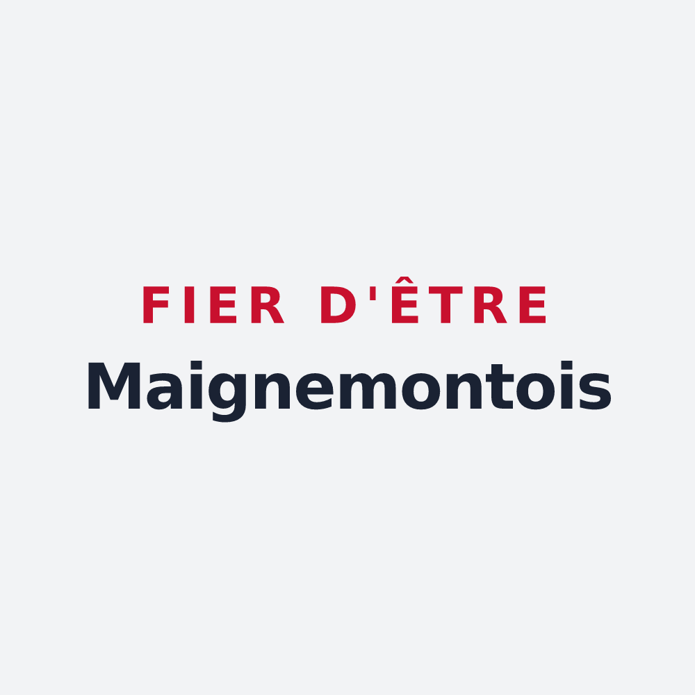 Poster « Fier d'être Maignemontois » — design pour Maignelay-Montigny