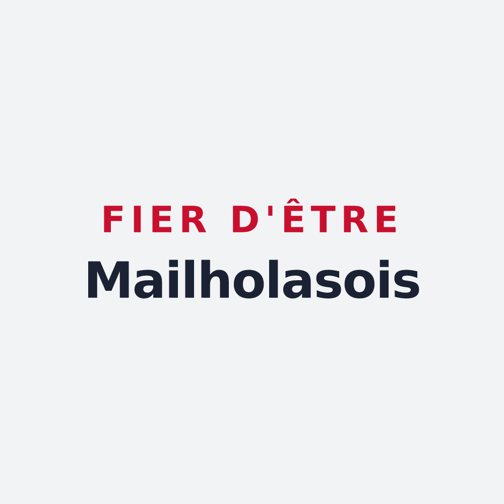 Poster « Fier d'être Mailholasois » — design pour Mailholas