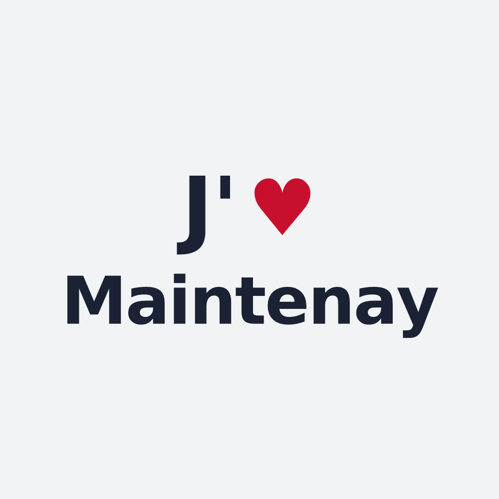 Poster personnalisé Maintenay — design J'aime Maintenay