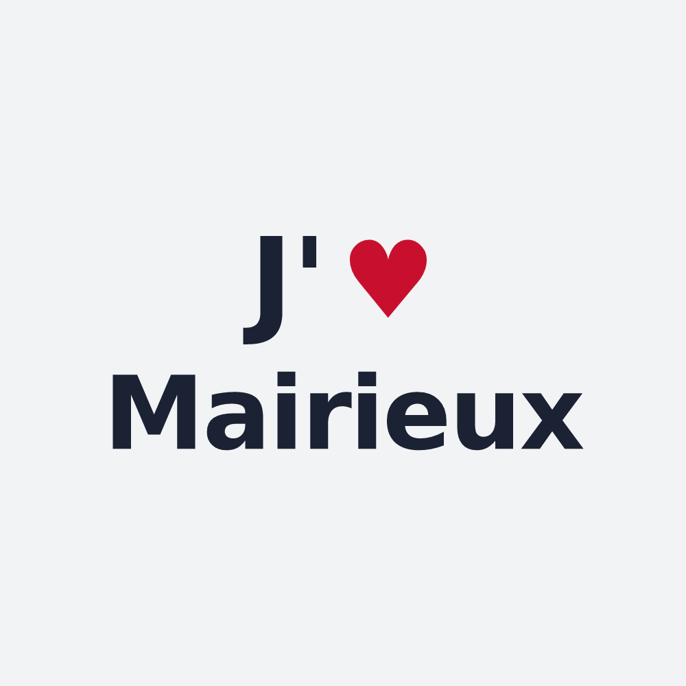 Poster personnalisé Mairieux — design J'aime Mairieux