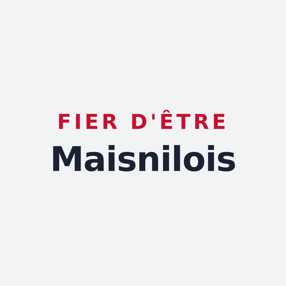 Poster « Fier d'être Maisnilois » — design pour Maisnil-lès-Ruitz