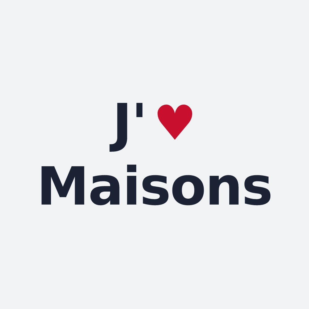 Poster personnalisé Maisons — design J'aime Maisons