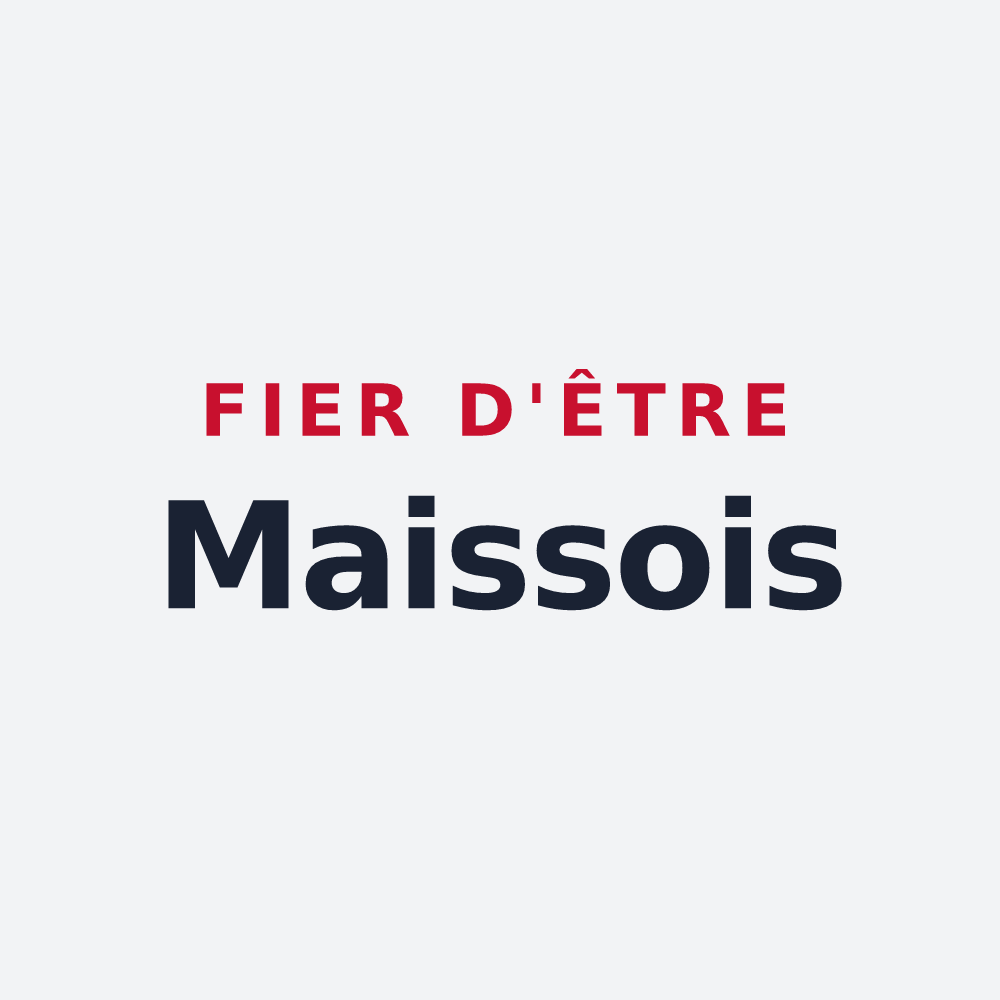 Poster « Fier d'être Maissois » — design pour Maisse