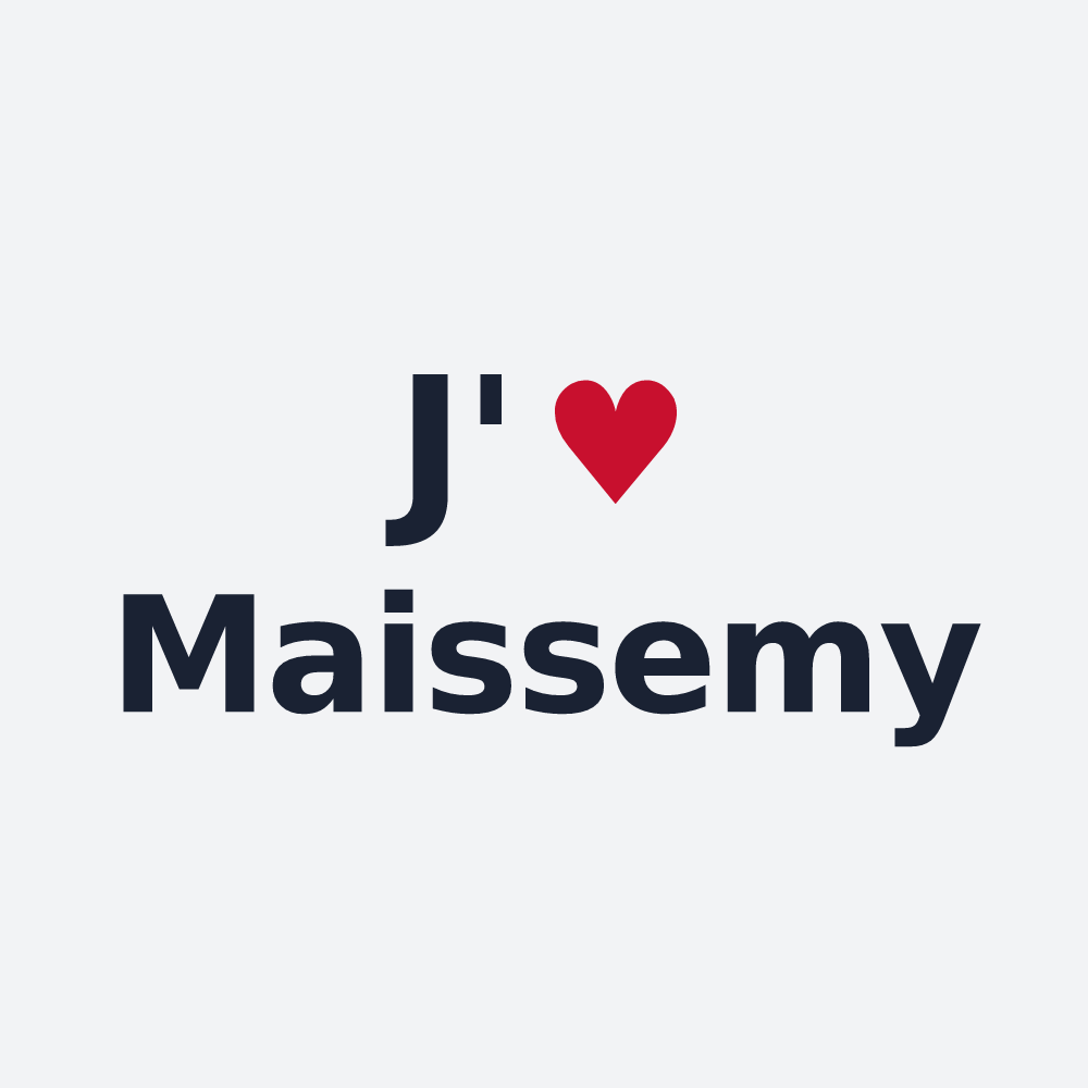 Poster personnalisé Maissemy — design J'aime Maissemy