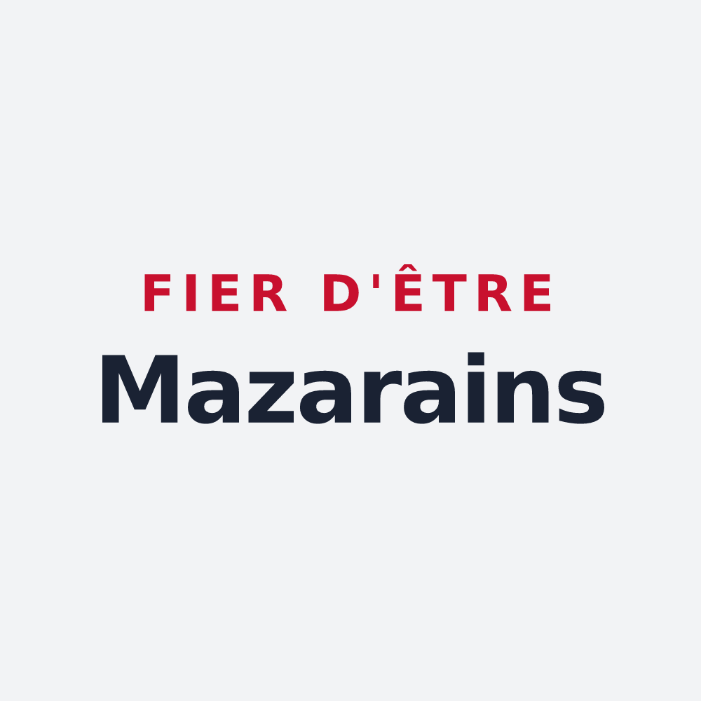 Poster « Fier d'être Mazarains » — design pour Maizeray