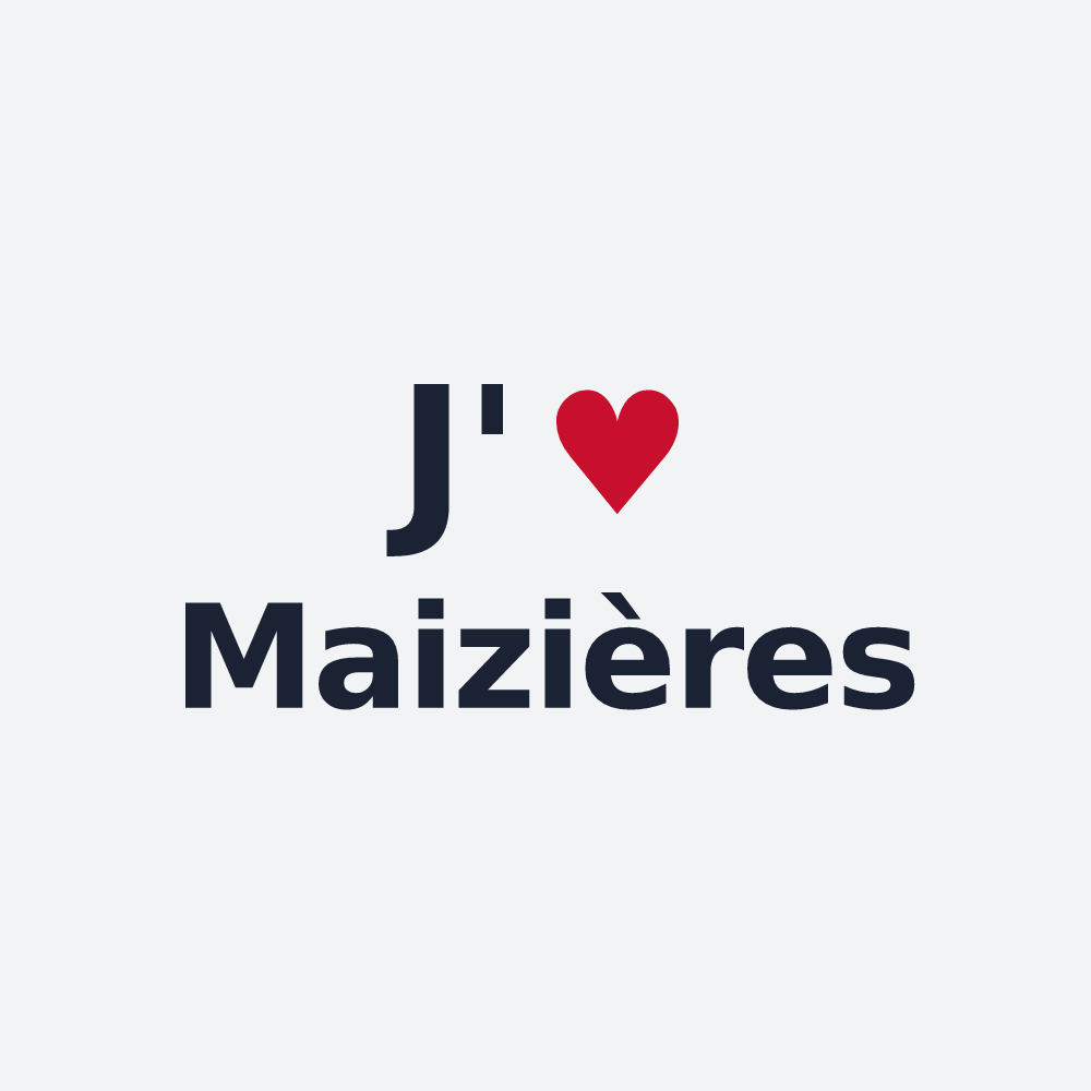Poster personnalisé Maizières — design J'aime Maizières