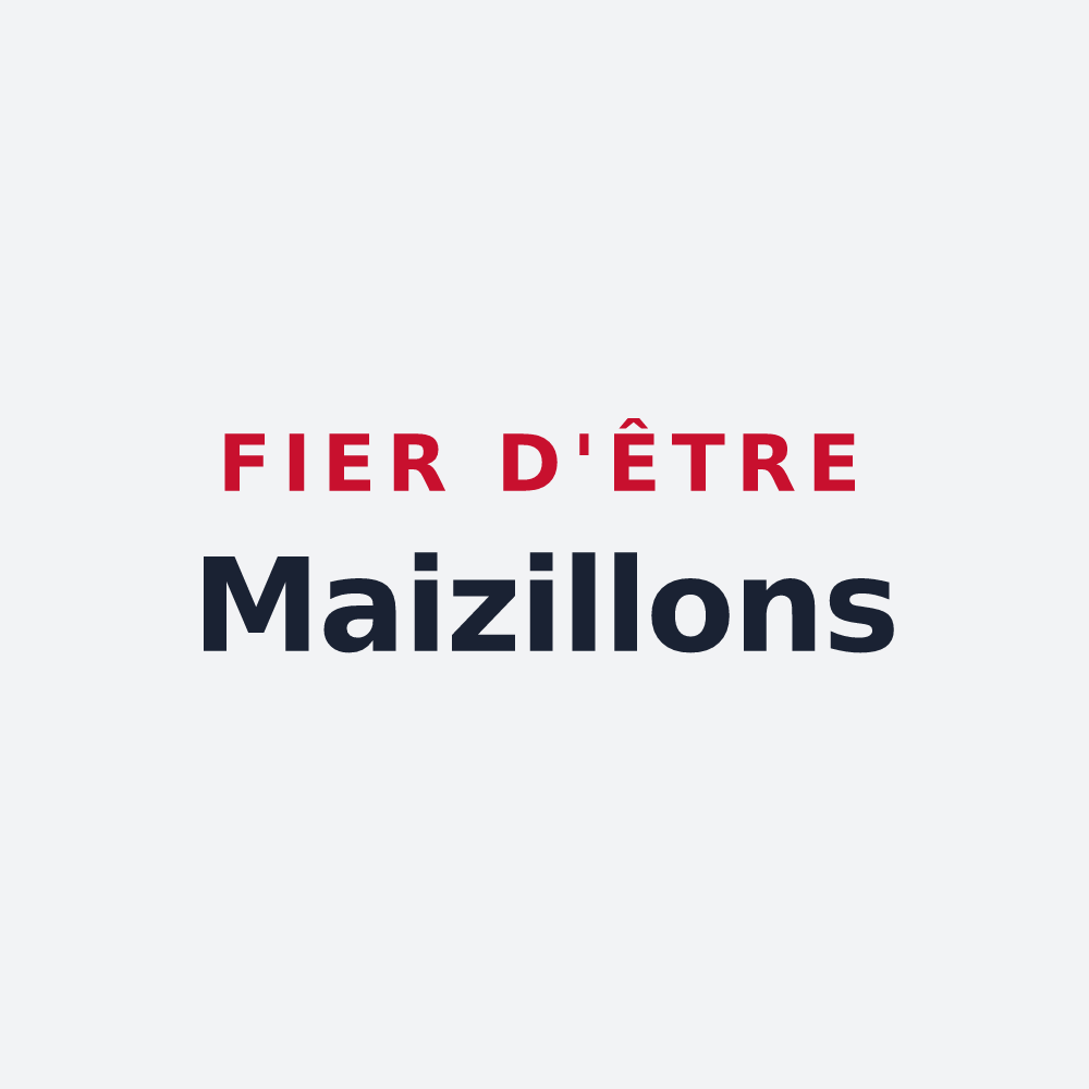 Poster « Fier d'être Maizillons » — design pour Maizilly