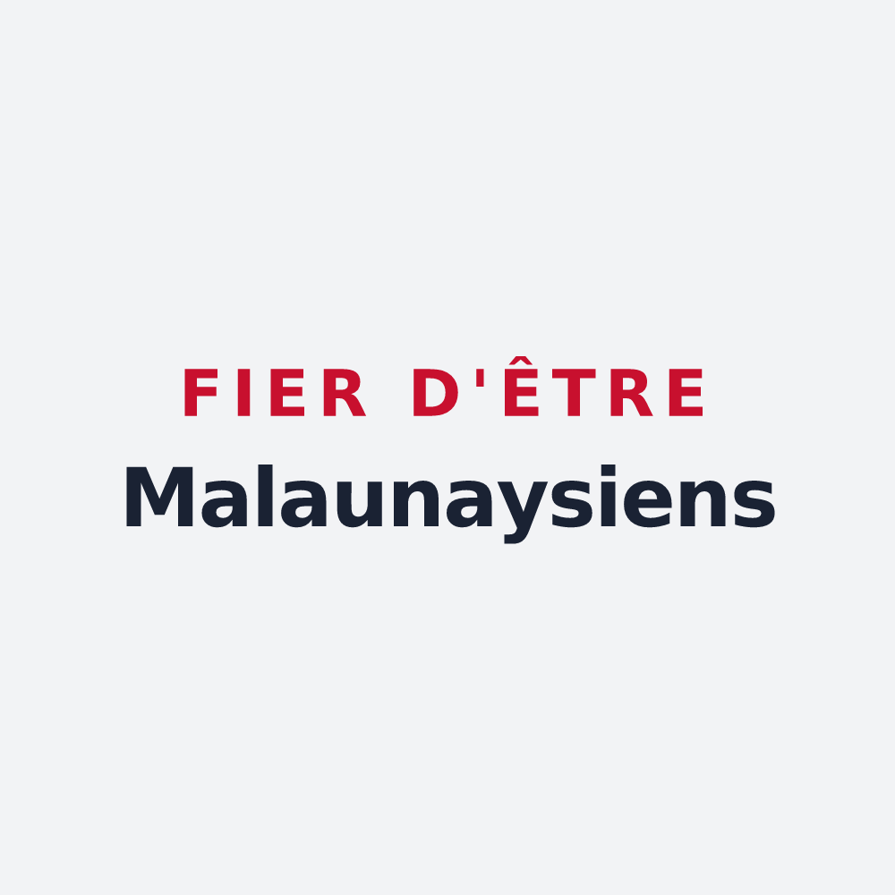 Poster « Fier d'être Malaunaysiens » — design pour Malaunay