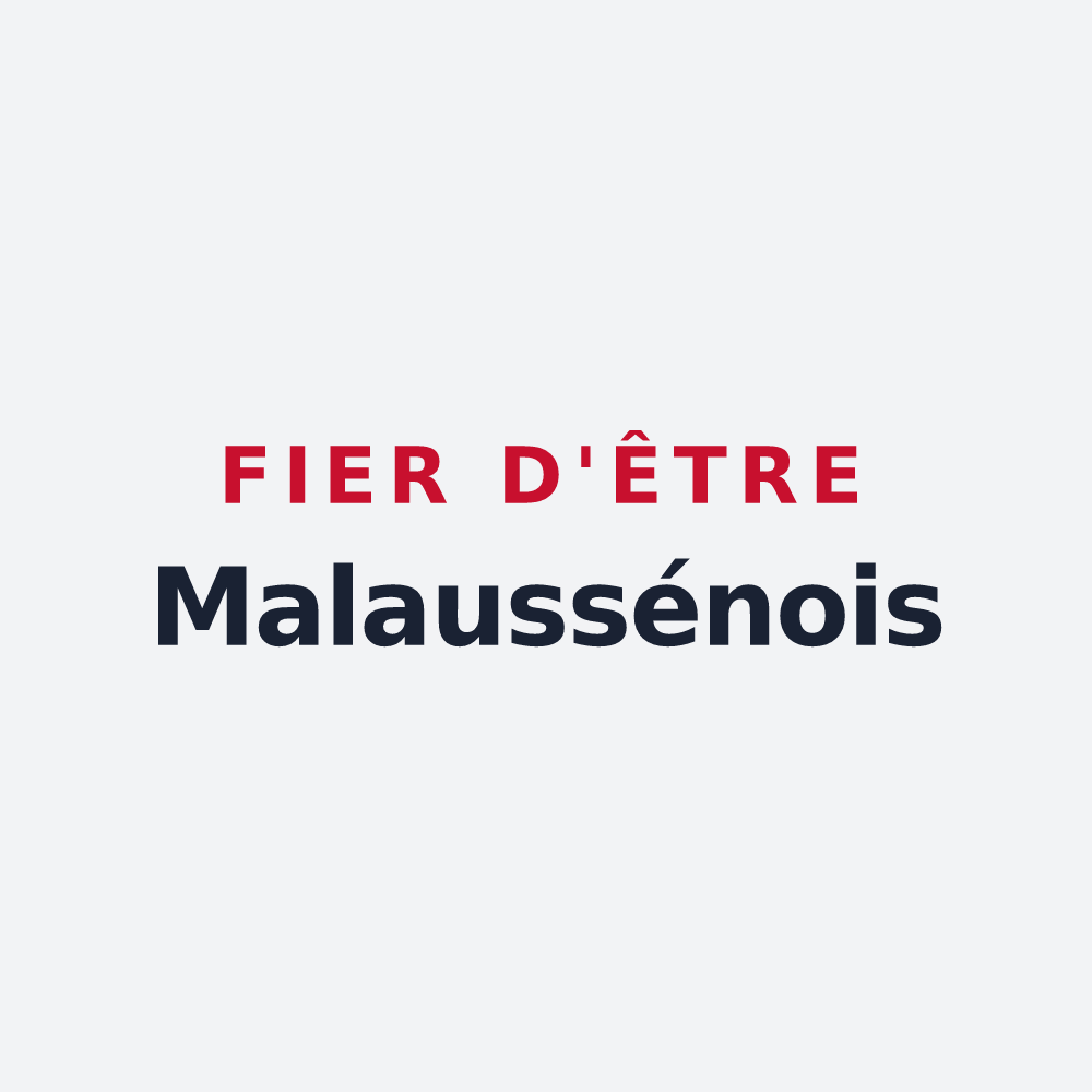 Poster « Fier d'être Malaussénois » — design pour Malaussène