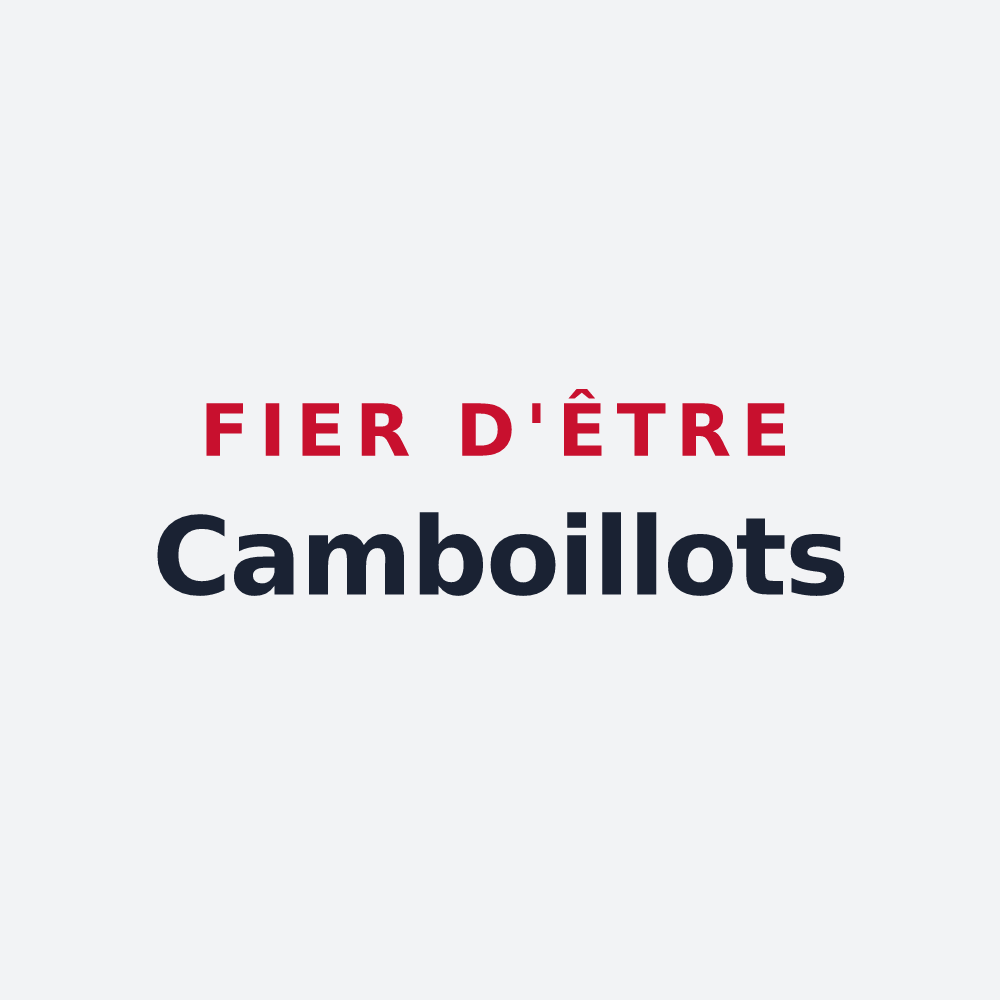 Poster « Fier d'être Camboillots » — design pour Malbouhans