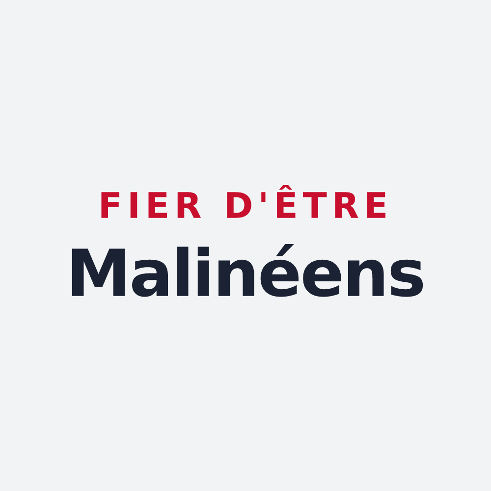 Poster « Fier d'être Malinéens » — design pour Maligny