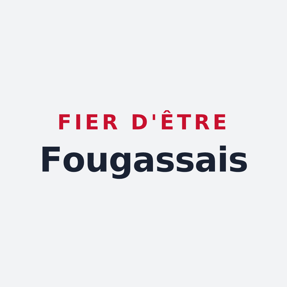 Poster « Fier d'être Fougassais » — design pour Mallefougasse-Augès