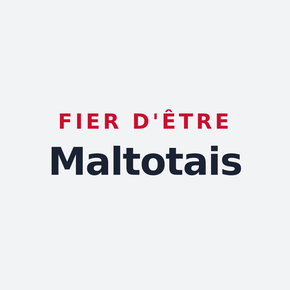 Poster « Fier d'être Maltotais » — design pour Maltot