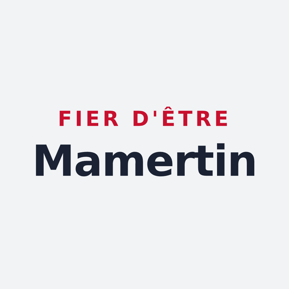 Poster « Fier d'être Mamertin » — design pour Mamers