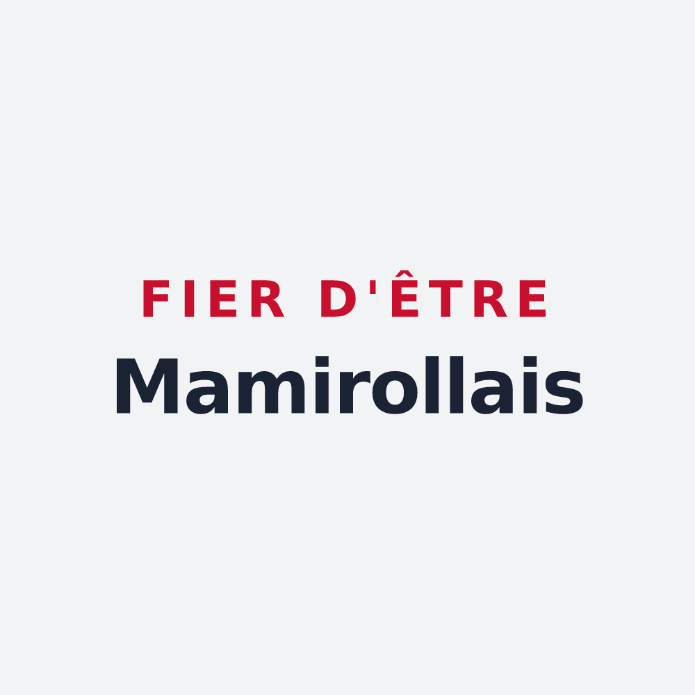 Poster « Fier d'être Mamirollais » — design pour Mamirolle