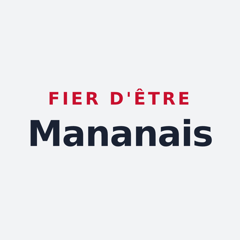 Poster « Fier d'être Mananais » — design pour Mana