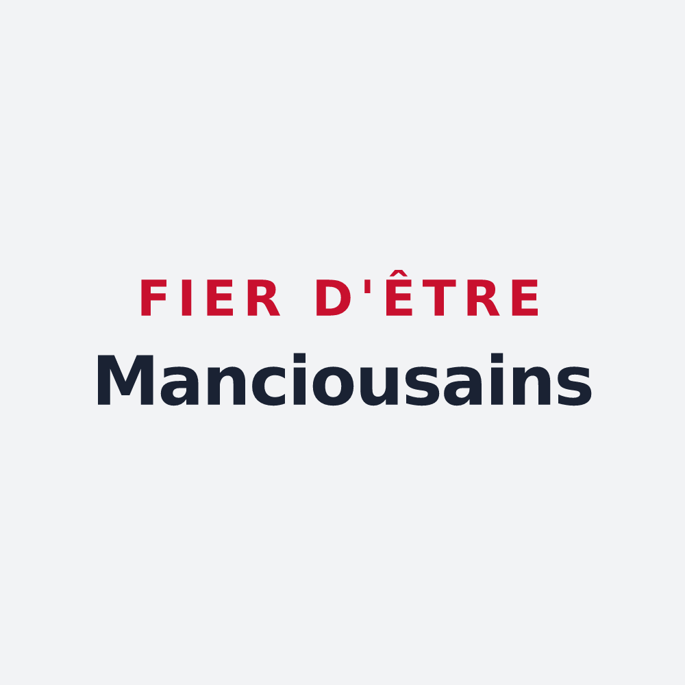 Poster « Fier d'être Manciousains » — design pour Mancioux