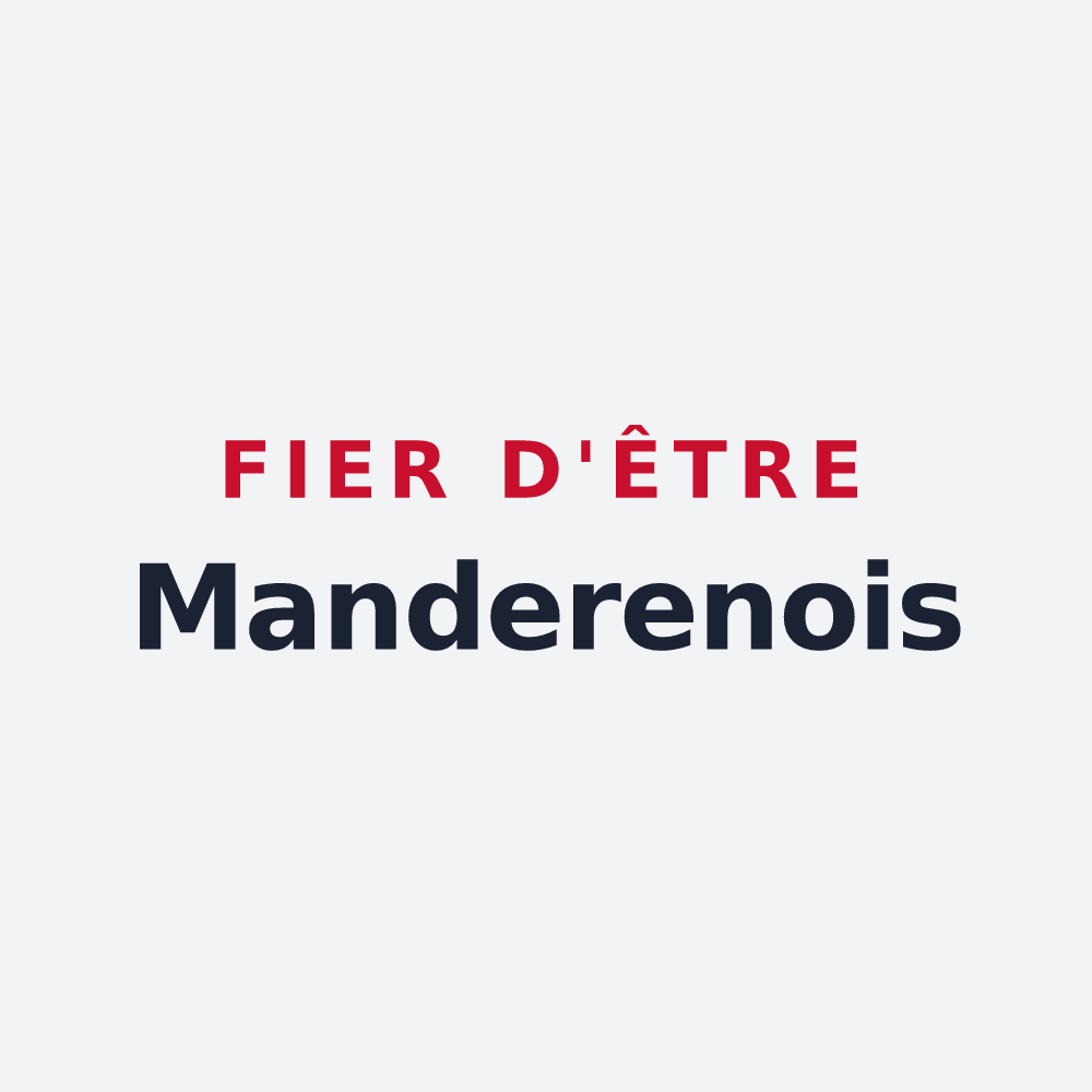 Poster « Fier d'être Manderenois » — design pour Manderen-Ritzing