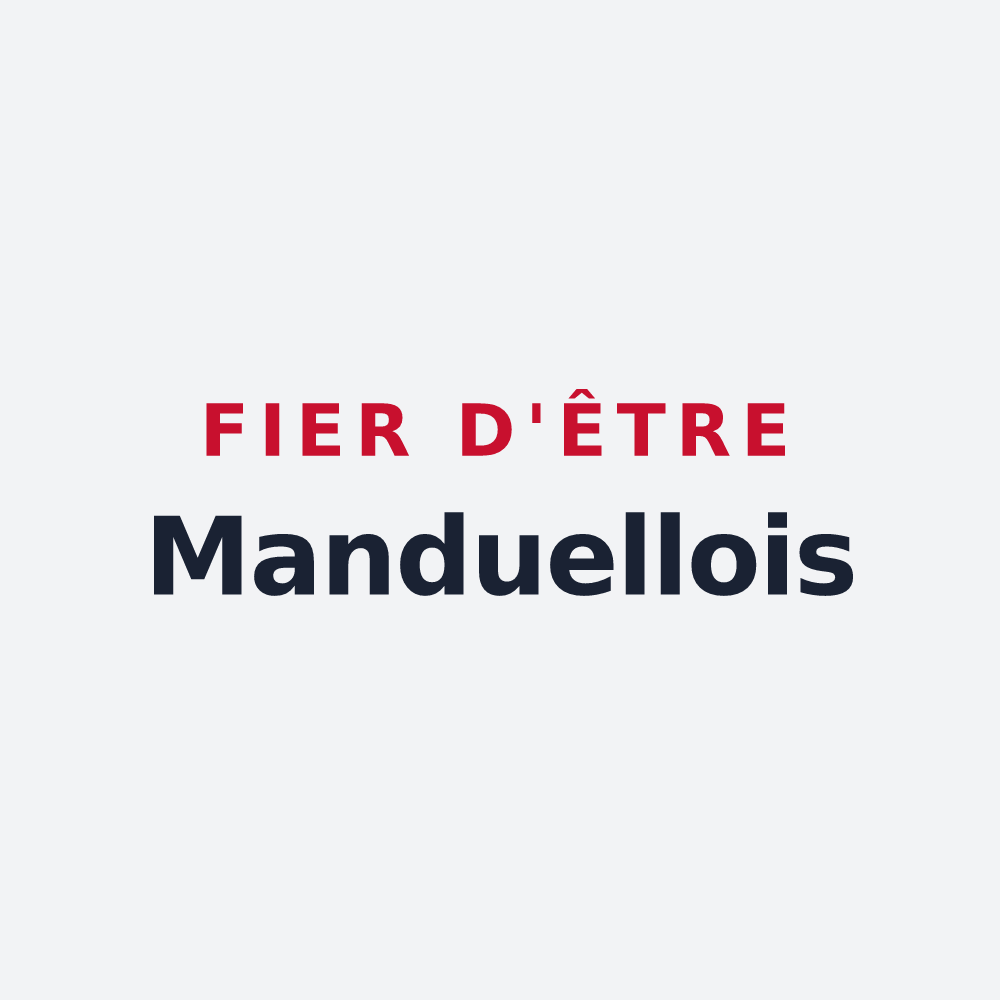 Poster « Fier d'être Manduellois » — design pour Manduel