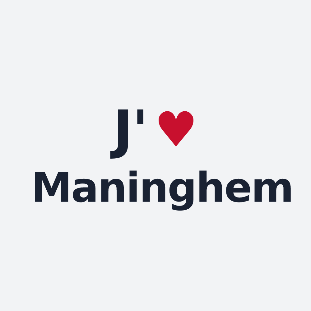 Poster personnalisé Maninghem — design J'aime Maninghem