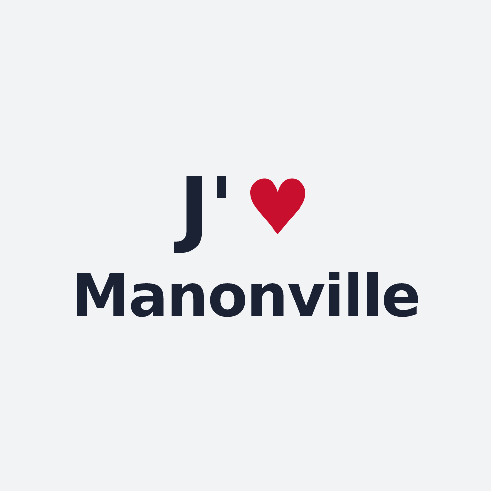 Poster personnalisé Manonville — design J'aime Manonville