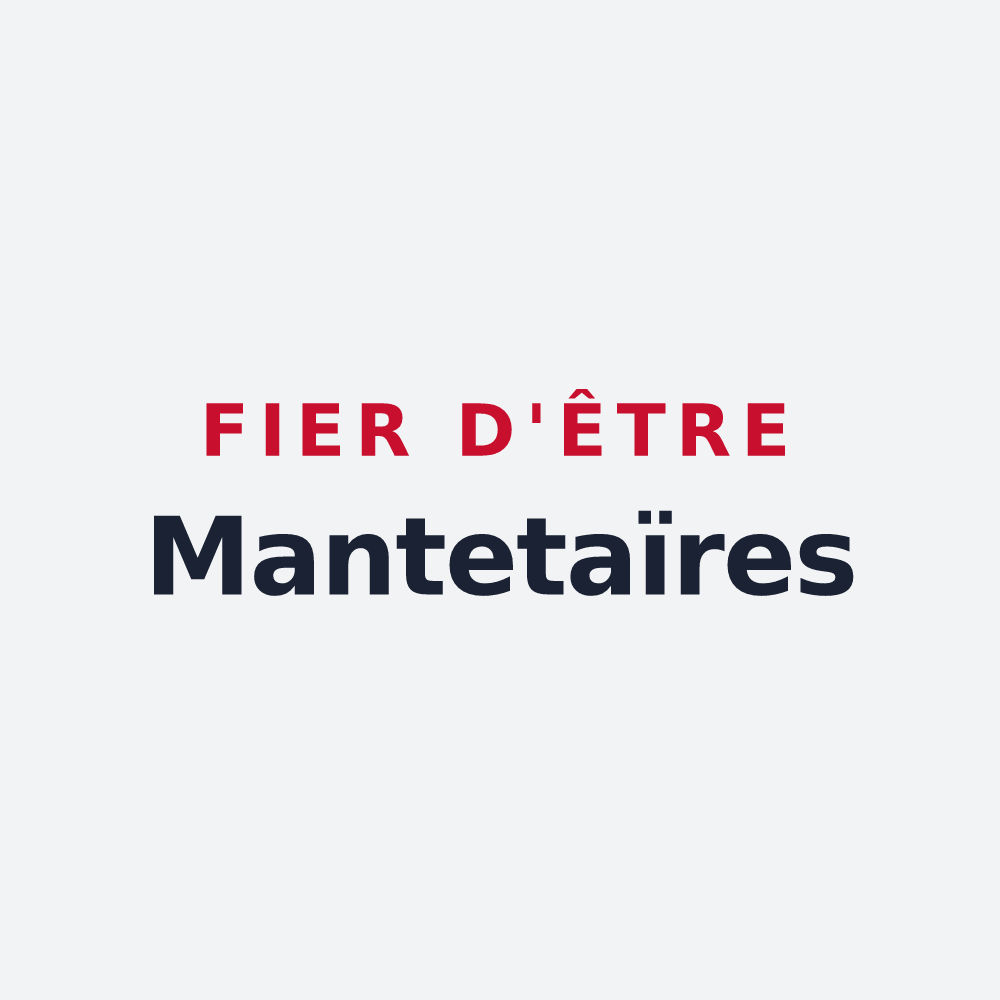 Poster « Fier d'être Mantetaïres » — design pour Mantet