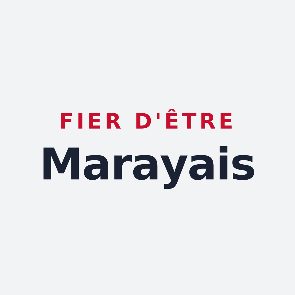 Poster « Fier d'être Marayais » — design pour Maraye-en-Othe