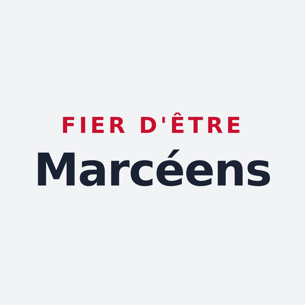 Poster « Fier d'être Marcéens » — design pour Marcey-les-Grèves