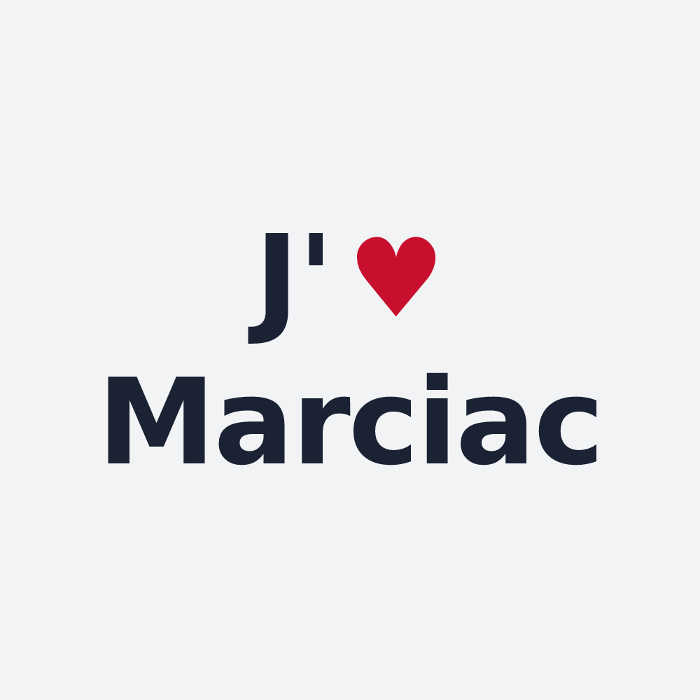 Poster personnalisé Marciac — design J'aime Marciac