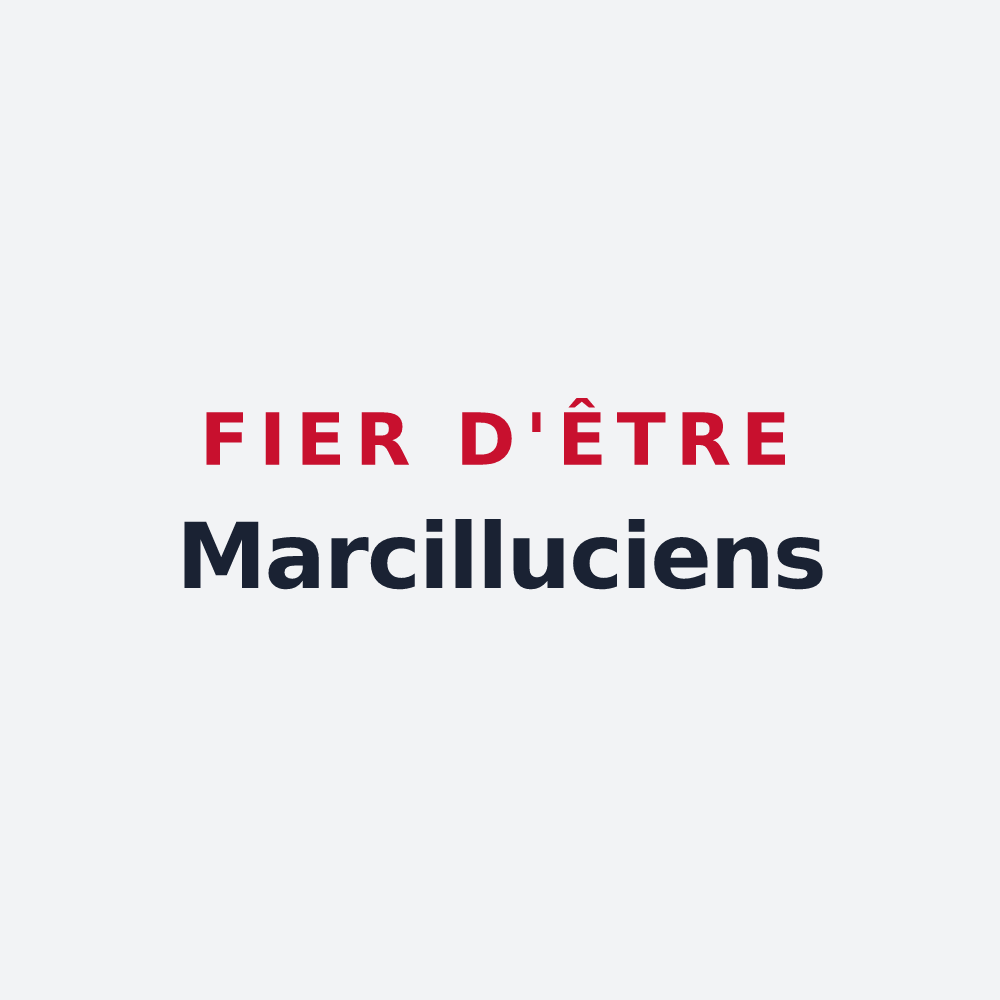Poster « Fier d'être Marcilluciens » — design pour Marcilly-sur-Eure