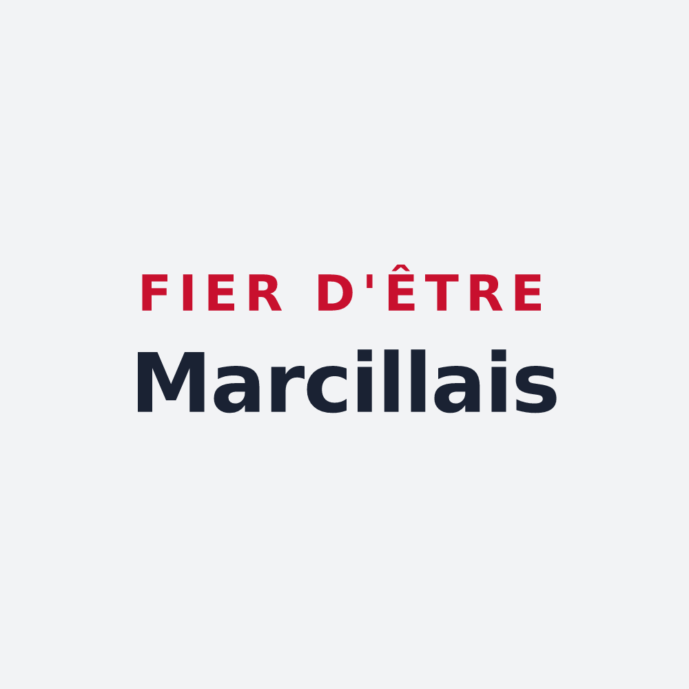 Poster « Fier d'être Marcillais » — design pour Marcilly-sur-Maulne