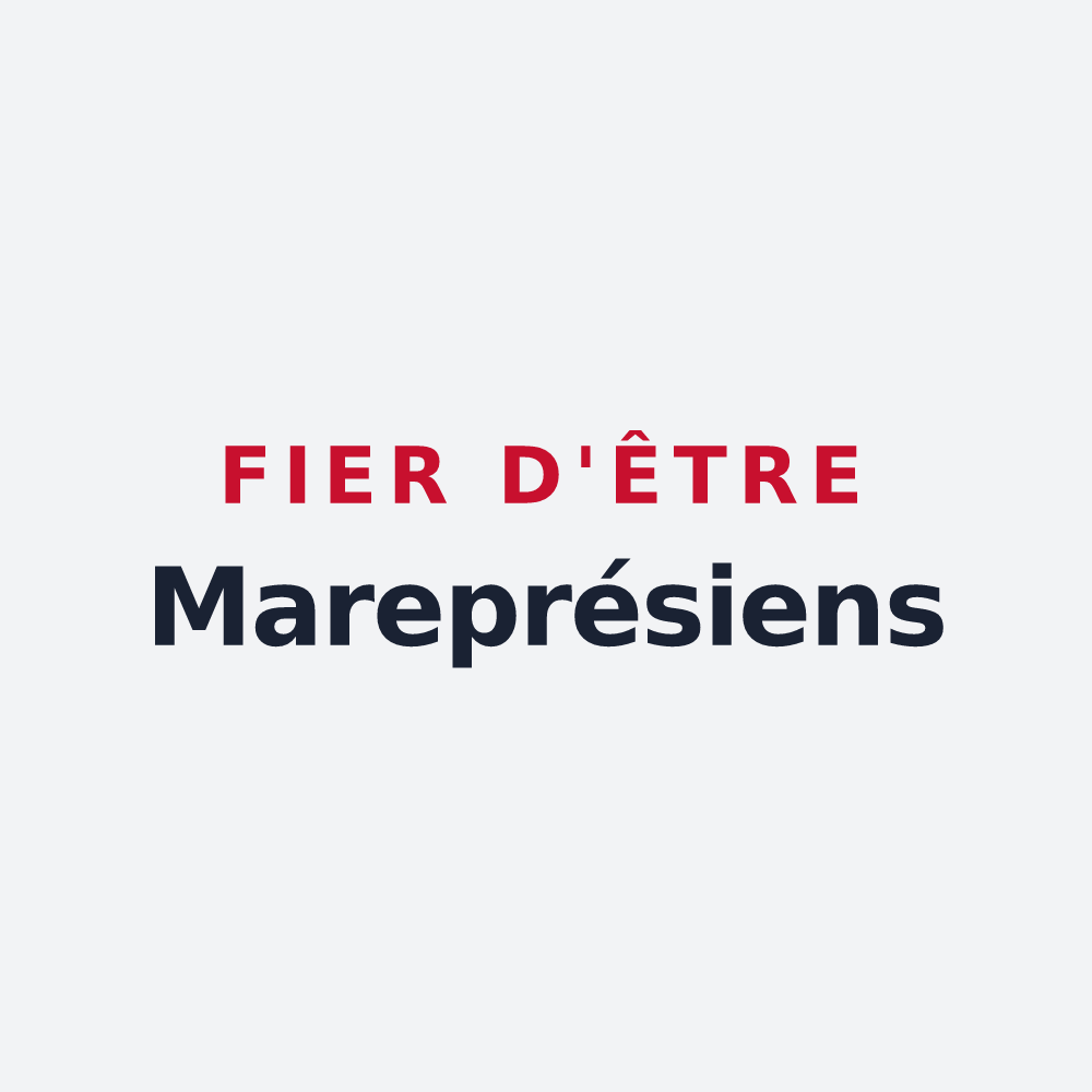 Poster « Fier d'être Mareprésiens » — design pour Mareau-aux-Prés