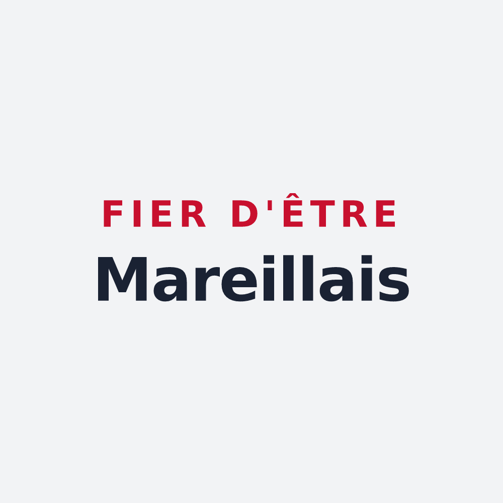 Poster « Fier d'être Mareillais » — design pour Mareil-sur-Loir