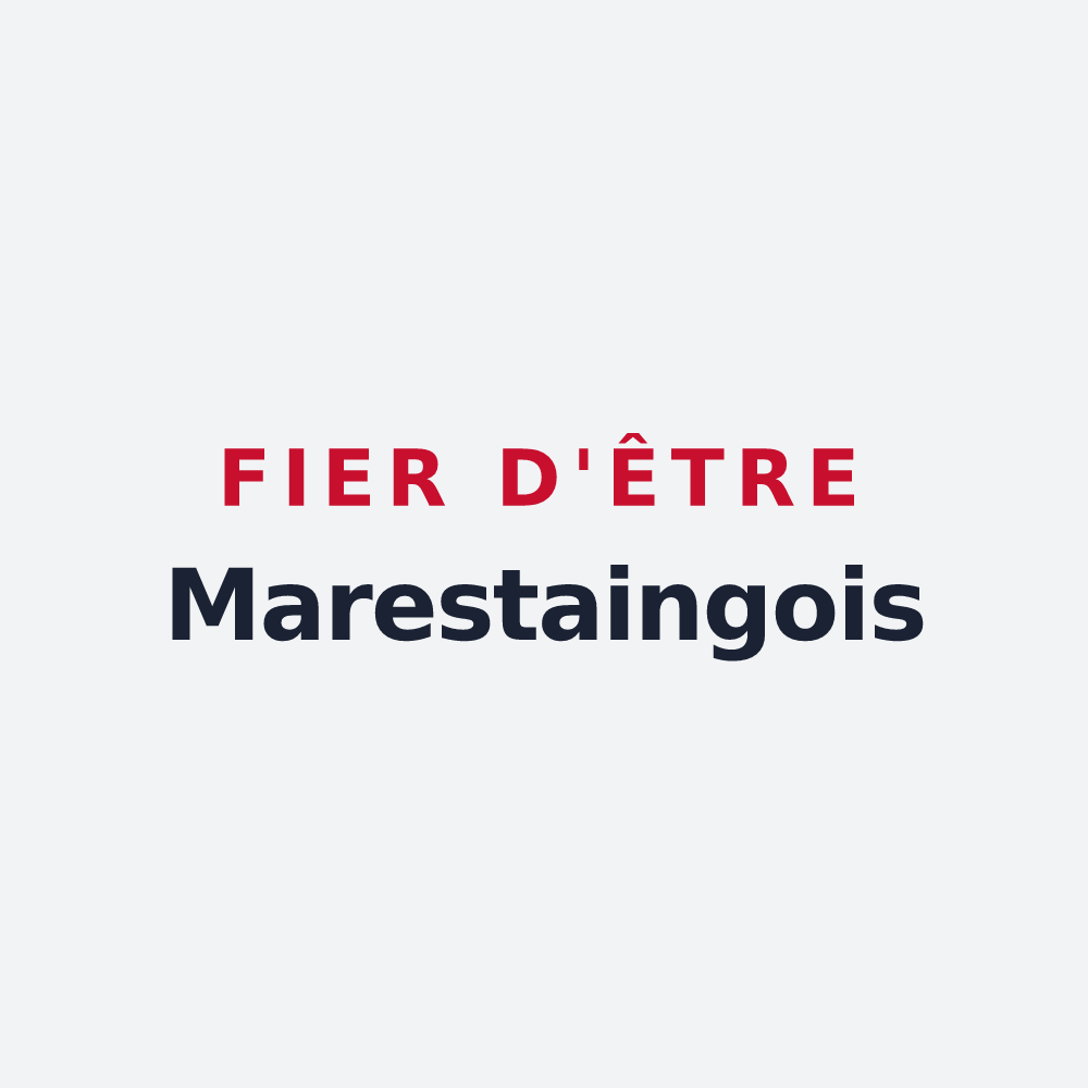 Poster « Fier d'être Marestaingois » — design pour Marestaing