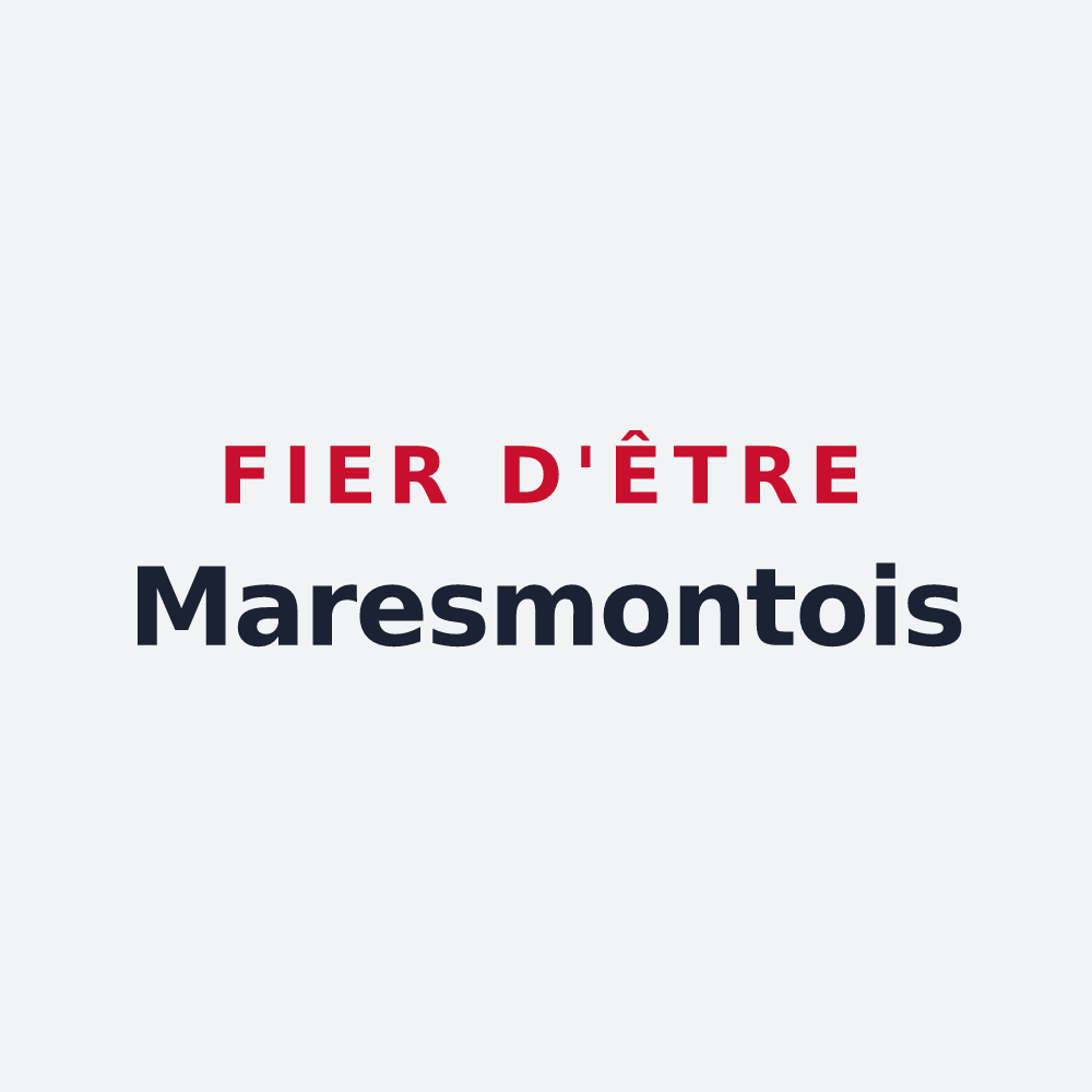Poster « Fier d'être Maresmontois » — design pour Marestmontiers