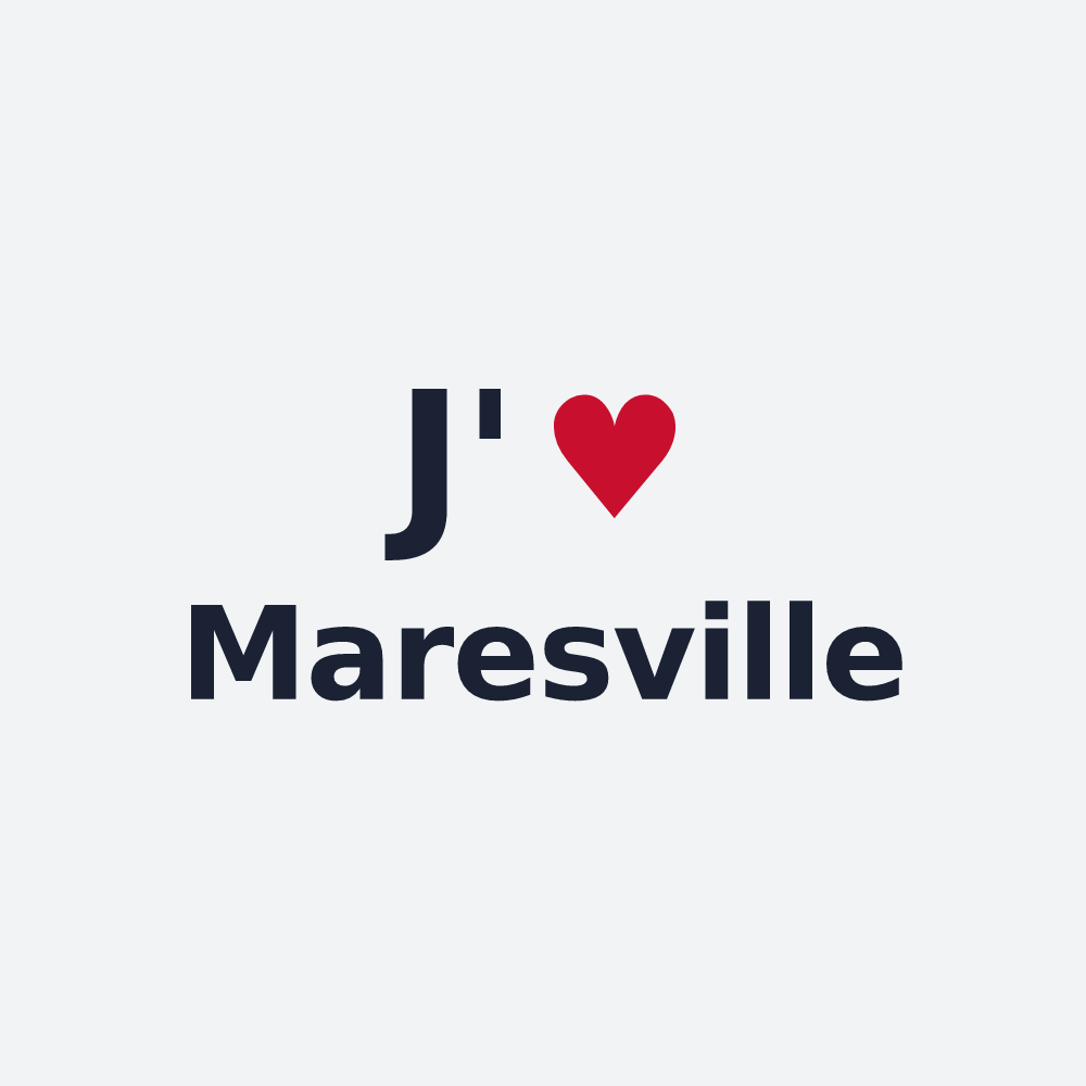Poster personnalisé Maresville — design J'aime Maresville
