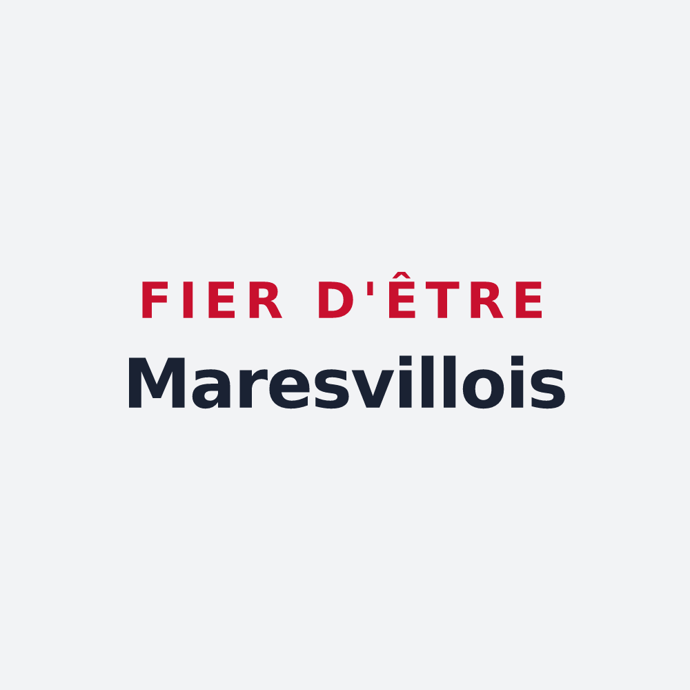 Poster « Fier d'être Maresvillois » — design pour Maresville