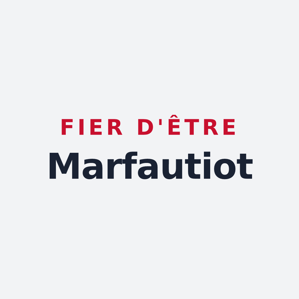 Poster « Fier d'être Marfautiot » — design pour Marfaux