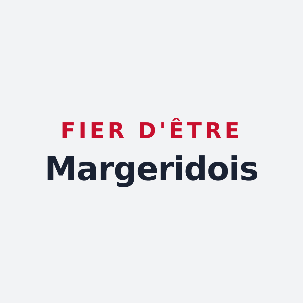 Poster « Fier d'être Margeridois » — design pour Margerides