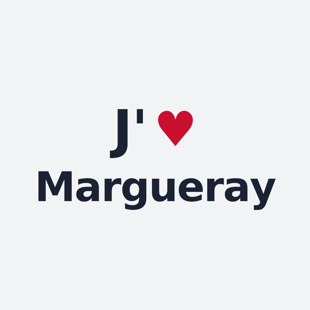 Poster personnalisé Margueray — design J'aime Margueray