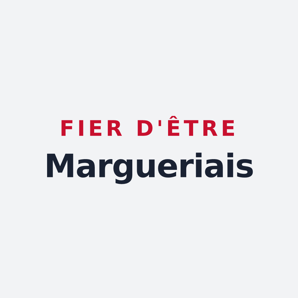 Poster « Fier d'être Margueriais » — design pour Margueray