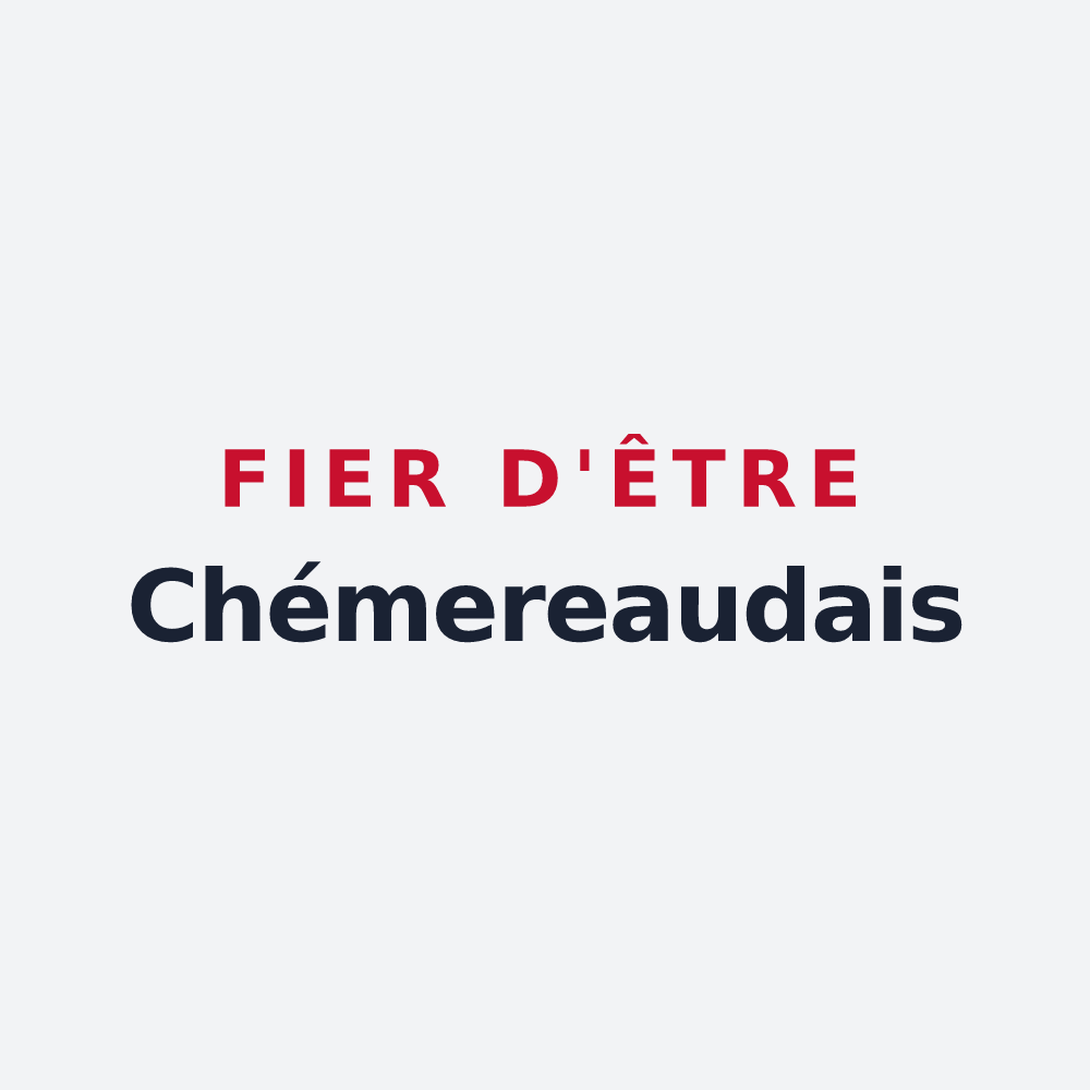 Poster « Fier d'être Chémereaudais » — design pour Marigny-Chemereau