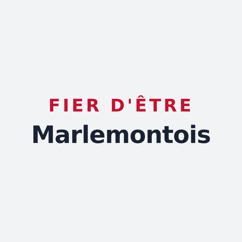 Poster « Fier d'être Marlemontois » — design pour Marlemont
