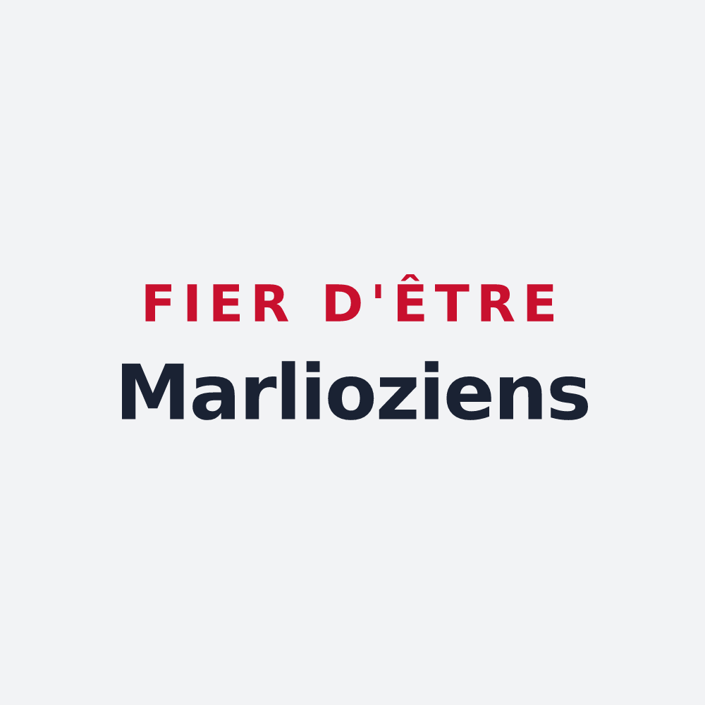Poster « Fier d'être Marlioziens » — design pour Marlioz