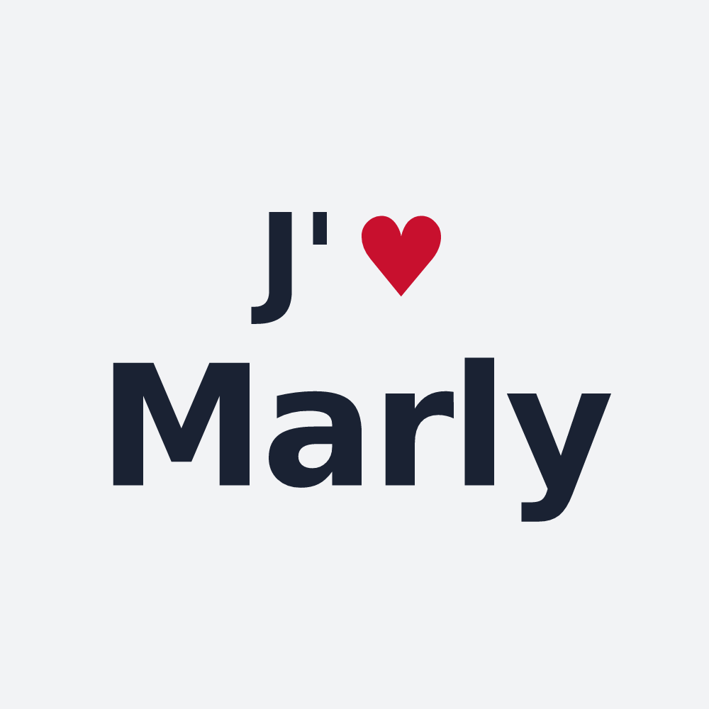 Poster personnalisé Marly — design J'aime Marly